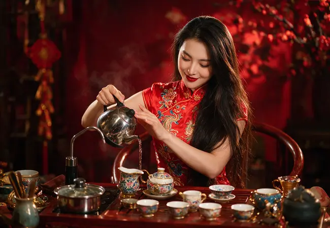 上海英德红茶-红艳茶汤-八景园茶室：一杯红艳茶汤如何俘获整座城的味蕾😍